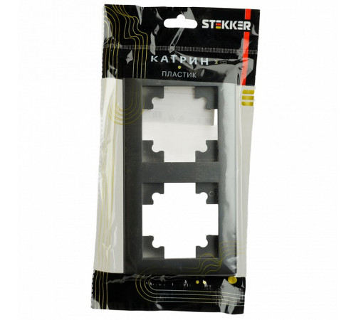 Рамка двухместная Stekker PFR00-7002-06 Катрин 39808 Рамка двухместная Stekker PFR00-7002-06 Катрин 39808