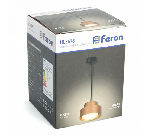 Подвесной светильник Feron HL3678 Barrel aura levitation 48411 Подвесной светильник Feron HL3678 Barrel aura levitation 48411
