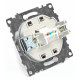Розетка компьютерная 1-местная RJ-45 Stekker Катрин GLS00-7107-04 49023