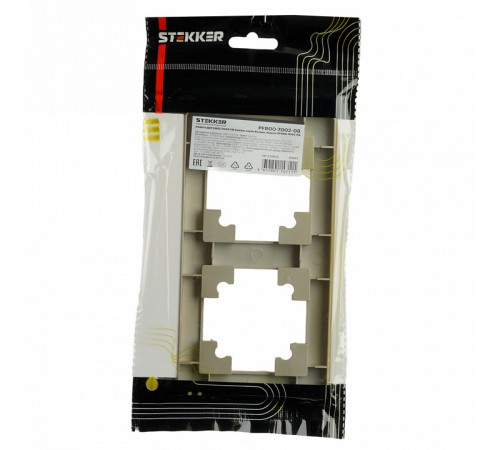 Рамка двухместная Stekker PFR00-7002-08 Катрин 49607 Рамка двухместная Stekker PFR00-7002-08 Катрин 49607