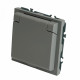 Розетка 1-местная с крышкой и защитными шторками Stekker Эмили RST16-5113-10 49956