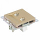 Розетка компьютерная 2-местная RJ-45 Stekker Катрин GLS00-7109-08 50009