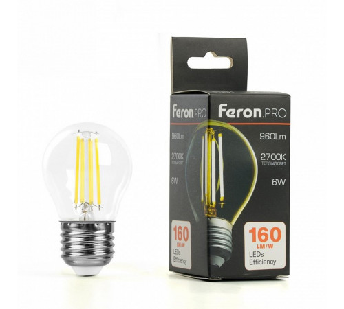 Светодиодная лампа Feron LB-1706 E27 6W 2700К 51250 Светодиодная лампа Feron LB-1706 E27 6W 2700К 51250