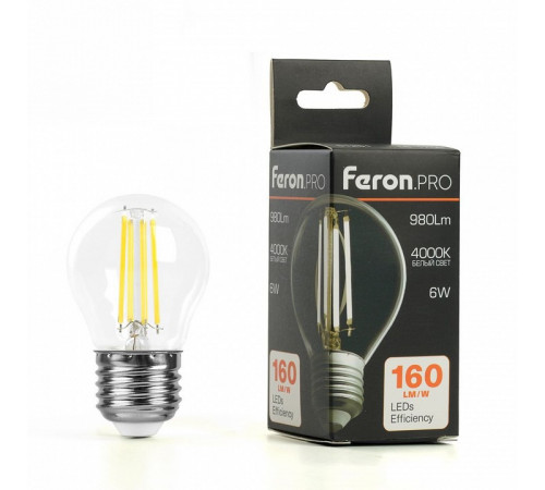 Лампа светодиодная Feron LB-1706 E27 6W 4000K 51251