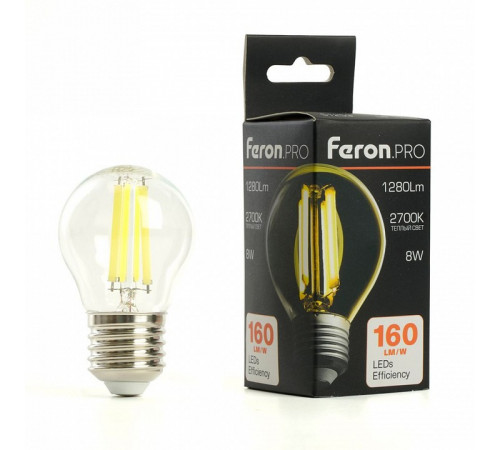 Лампа светодиодная Feron LB-1708 E27 8W 2700K 51253