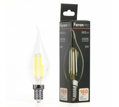 Лампа светодиодная Feron LB-1216 E14 6W 4000K 51263 Лампа светодиодная Feron LB-1216 E14 6W 4000K 51263