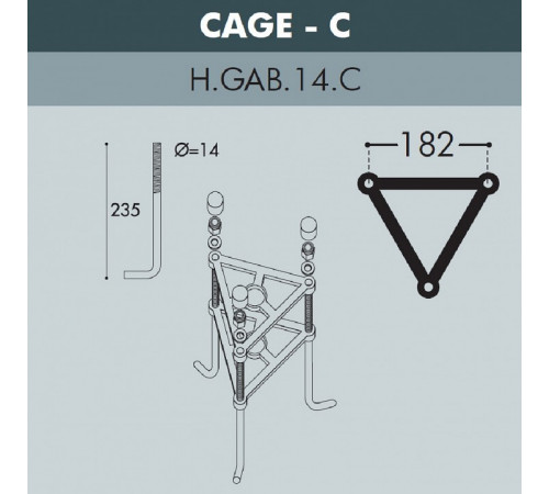 Садовый светильник Fumagalli G40.202.M20.AYE27 Садовый светильник Fumagalli G40.202.M20.AYE27