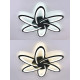 Потолочная люстра Natali Kovaltseva HIGH-TECH LED LAMPS 82008 BLACK