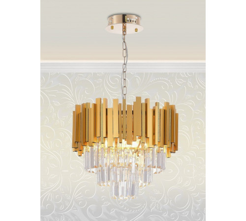 Подвесная люстра Natali Kovaltseva Bellezza BELLEZZA 81427/5C GOLD Подвесная люстра Natali Kovaltseva Bellezza BELLEZZA 81427/5C GOLD