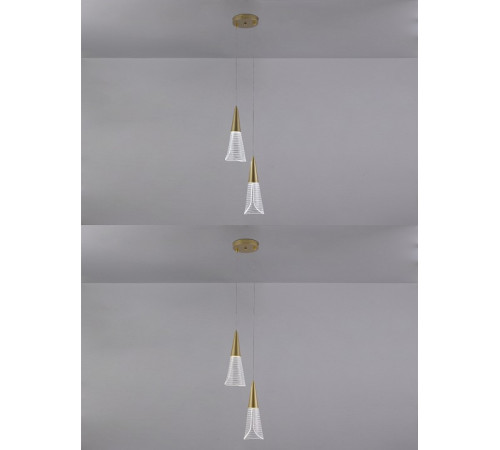 Подвесной светильник Natali Kovaltseva Triangle LED LAMPS 81117/2C