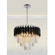Подвесная люстра Natali Kovaltseva DARIAN 76017/5C CHROME BLACK