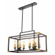Подвесная люстра Lumina Deco Waldorf LDP 1140-8 BK+MD