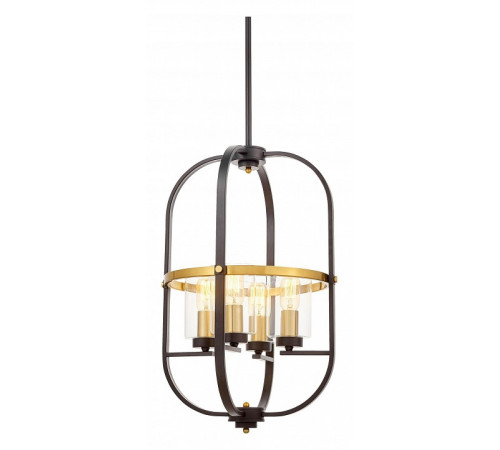 Подвесная люстра Lumina Deco Monterey LDP 1141-4 BK+MD Подвесная люстра Lumina Deco Monterey LDP 1141-4 BK+MD