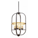 Подвесная люстра Lumina Deco Monterey LDP 1141-4 BK+MD