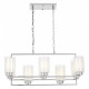 Подвесная люстра Lumina Deco Lino LDP 1239-8 CHR