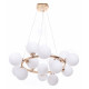 Подвесная люстра Lumina Deco Marsiada LDP 6033-15 GD
