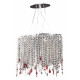 Подвесная люстра Lumina Deco Aldonea LDP 7051-4 CHR