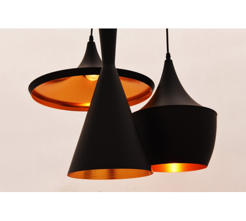 Подвесная люстра Lumina Deco Foggi LDP 7712-3 BK