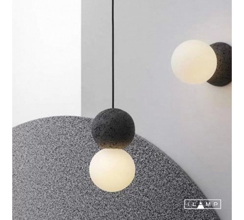 Бра iLamp Foxtrot 10695W/1-D100 BK-WH
