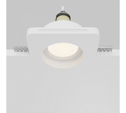 Встраиваемый светильник Maytoni Technical Downlight Gyps Modern DL002-1-01-W-1
