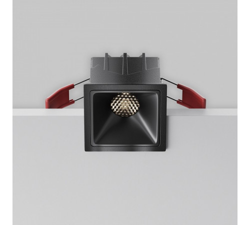 Встраиваемый светильник Maytoni Alfa LED DL043-01-10W4K-SQ-B-1 Встраиваемый светильник Maytoni Alfa LED DL043-01-10W4K-SQ-B-1