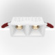Встраиваемый светильник Maytoni Technical Alfa LED DL043-02-10W3K-D-SQ-W
