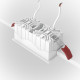 Встраиваемый светильник Maytoni Technical Alfa LED DL043-02-10W3K-SQ-W