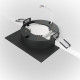 Встраиваемый светильник Maytoni Technical Hoop DL086-GX53-SQ-BG