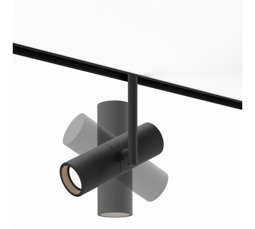 Трековый магнитный светильник Maytoni Elti TR005-4-12W-DS-B