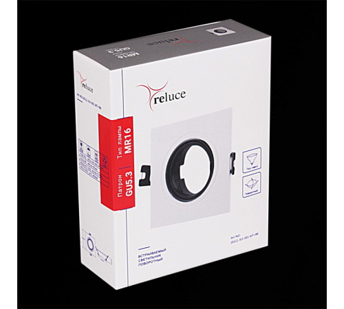 Точечный светильник Reluce 16111-9.0-001 WT+BK Точечный светильник Reluce 16111-9.0-001 WT+BK