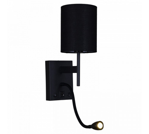 Бра Reluce 86210-9.2-001KT LED3W+E14 BK