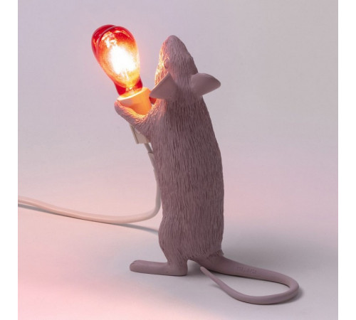 Настольная лампа Seletti Mouse Lamp 15220SV Настольная лампа Seletti Mouse Lamp 15220SV