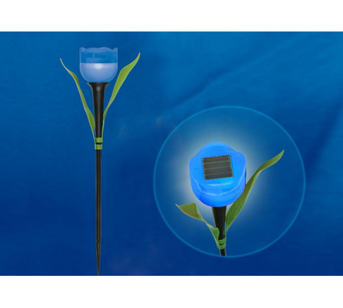 Светильник на солнечных батареях (UL-00004279) Uniel Promo USL-C-454/PT305 Blue Tulip Светильник на солнечных батареях (UL-00004279) Uniel Promo USL-C-454/PT305 Blue Tulip