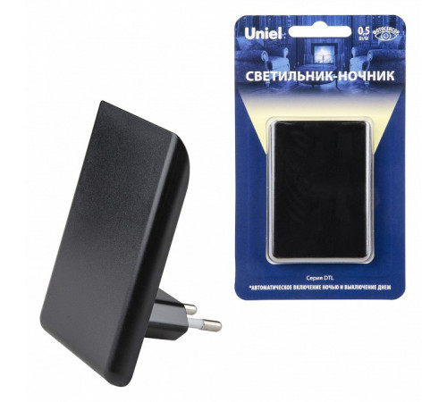 Светильник-ночник Uniel DTL-320 Прямоугольник/Black/Sensor UL-00007222 Светильник-ночник Uniel DTL-320 Прямоугольник/Black/Sensor UL-00007222