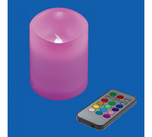 Фигурка светодиодная «Свеча» Uniel (UL-00007258) ULD-F052 RGB RC Candle
