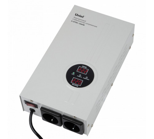 Стабилизатор напряжения Uniel U-DTRS-1000W UL-00010577 Стабилизатор напряжения Uniel U-DTRS-1000W UL-00010577