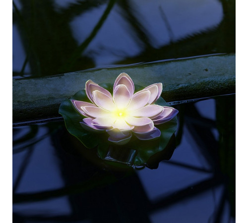 Светильник на солнечной батарее Uniel USL-S-828/PT060 PURPLE WATERLILY UL-00011601