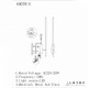 Бра iLedex Royal 6007W/S - 8W - 3000K BK