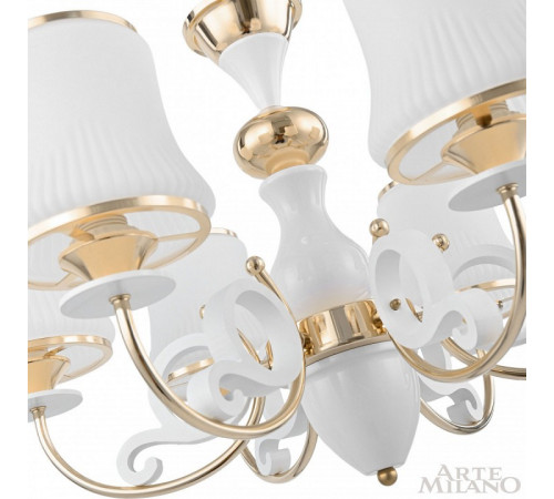 Подвесная люстра Arte Milano Florentia-1097 301097/6 Wh/Gd