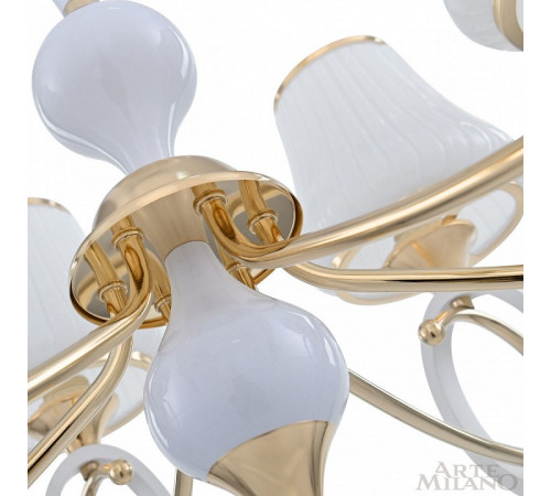 Подвесная люстра Arte Milano Florentia-2387 302387/6 Wh/Gd