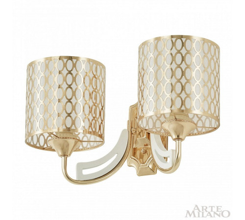 Бра Arte Milano Florentia-3387 303387/2W Wh/Gd Бра Arte Milano Florentia-3387 303387/2W Wh/Gd
