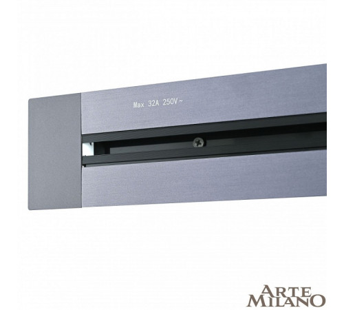 Встраиваемый шинопровод Arte Milano Am-track-sockets 382305TB/50 Grey Встраиваемый шинопровод Arte Milano Am-track-sockets 382305TB/50 Grey