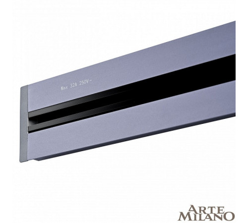 Встраиваемый шинопровод с выключателем Arte Milano Am-track-sockets 385201TBB/100 Grey Встраиваемый шинопровод с выключателем Arte Milano Am-track-sockets 385201TBB/100 Grey