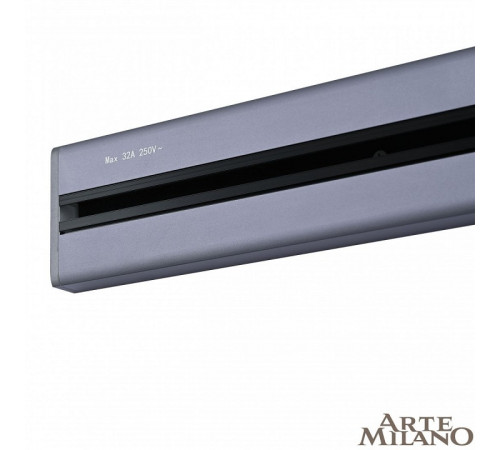 Накладной шинопровод с выключателем Arte Milano Am-track-sockets 385201TOB/100 Grey
