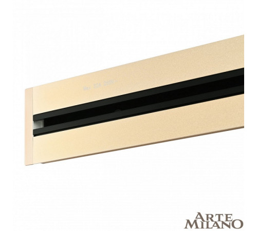 Встраиваемый шинопровод с выключателем Arte Milano Am-track-sockets 385205TBB/50 Gold