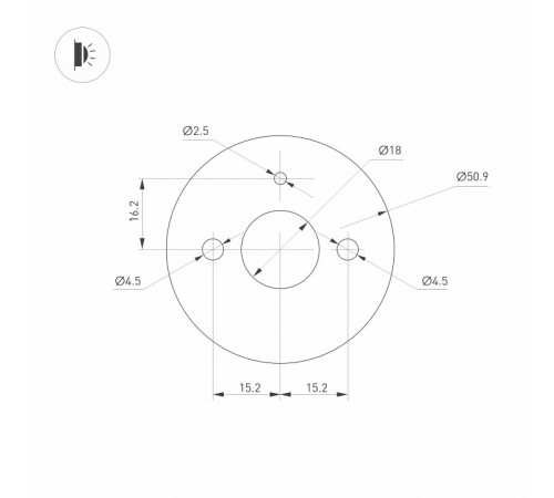 Настенный светильник Arlight SP-Vinci-S600x55-7W Warm3000 035683