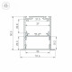 Алюминиевый профиль Arlight SL-LINIA52-3L-F-2000 ANOD 044682