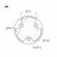Ландшафтный светильник Arlight LGD-LANDMARK-BOLL-H800-20W Day4000-MIX 045533