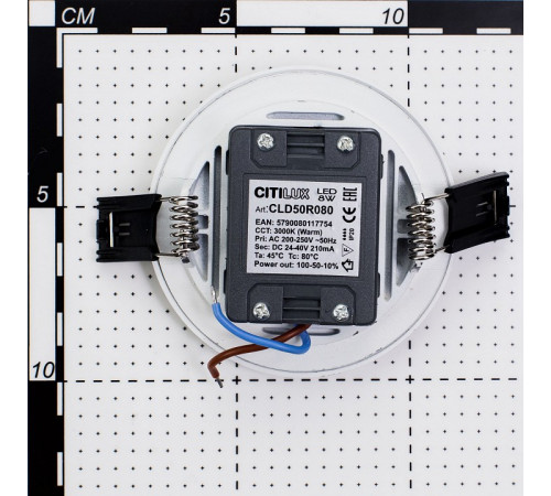 Встраиваемый светодиодный светильник Citilux Омега CLD50R080
