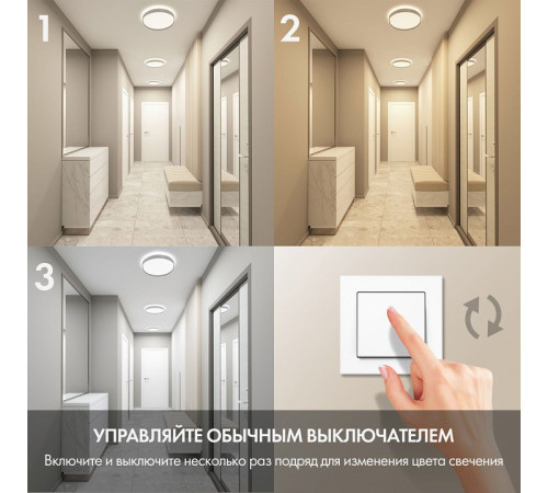 Потолочный светильник Denkirs Plato DK6511-WH/1